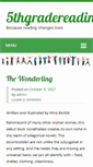Mobile Screenshot of 5thgradereading.net