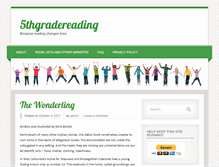 Tablet Screenshot of 5thgradereading.net